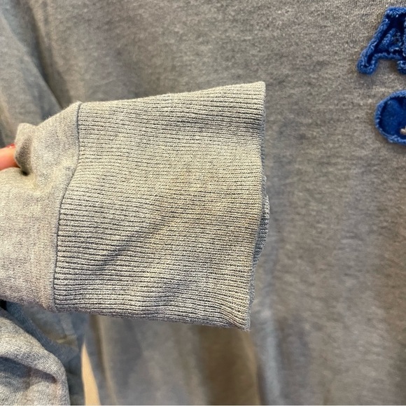 Ad: Abercrombie & Fitch Mens Sweatshirt Crew A&f 1892 Gray Heathered Pull Over M - Picture 5 of 11